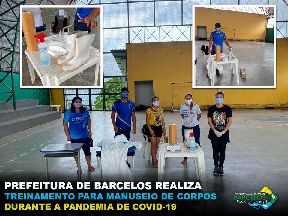 Prefeitura de Barcelos realiza treinamento para manuseio de corpos