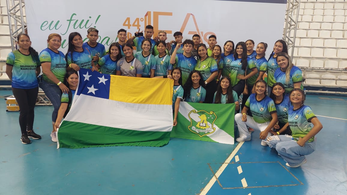 Com apoio da Prefeitura, mais de 100 alunos atletas de Barcelos disputam Jogos Escolares do Amazonas 2023, em Manaus
